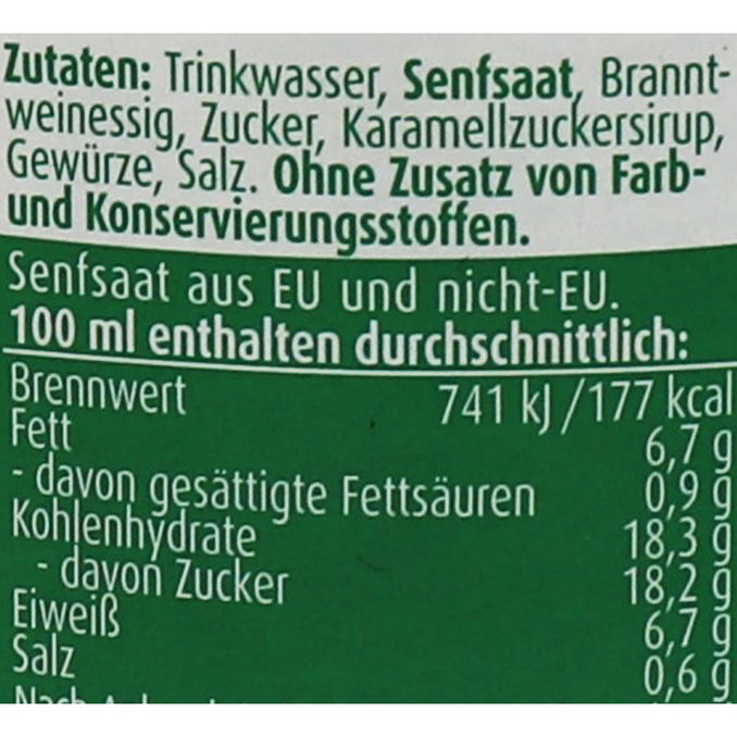 Develey Münchner Senf