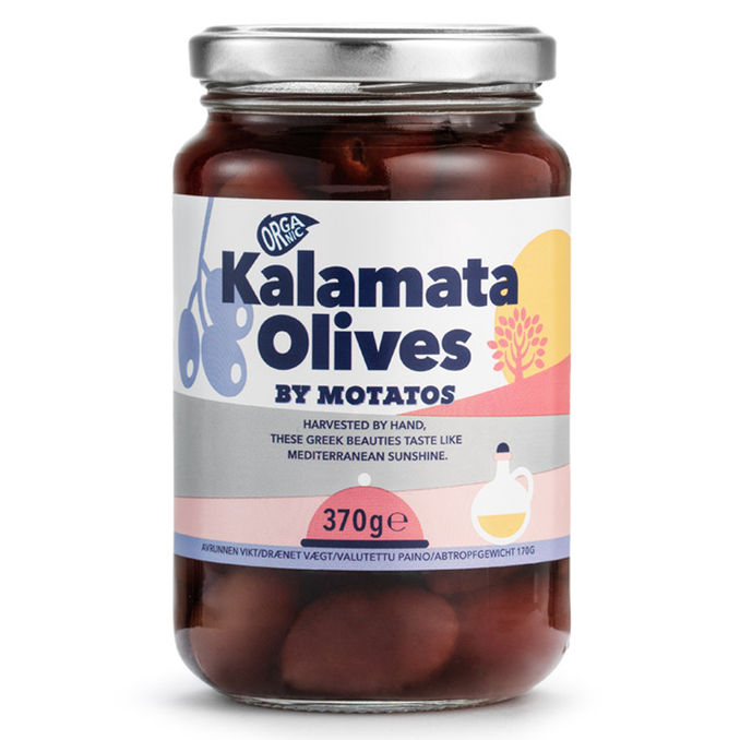 By Motatos Eko Kalamata oliver med kärnor