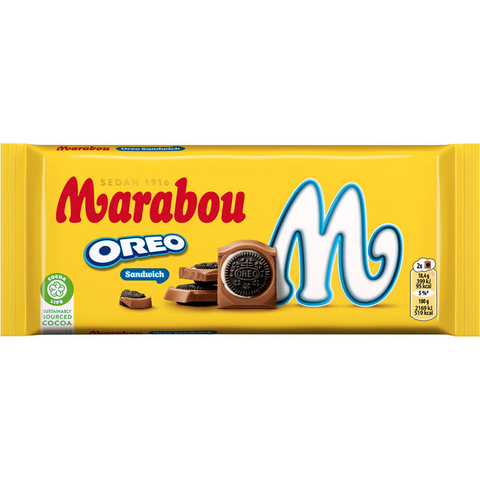 Marabou Suklaalevy Oreo Sandwich