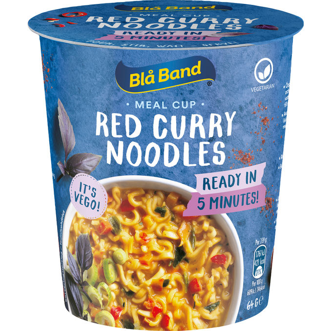 Blå Band Snack Pot Rød Karry