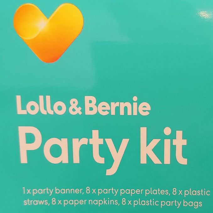 Tuotteen ravintosisältö: Lollo & Bernie Juhlasetti