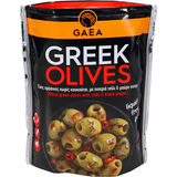 Gaea Vihreät Oliivit Chili & Mustapippuri