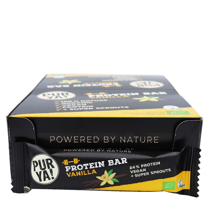 PURYA BIO Protein Bar Vanilla, 24er Pack