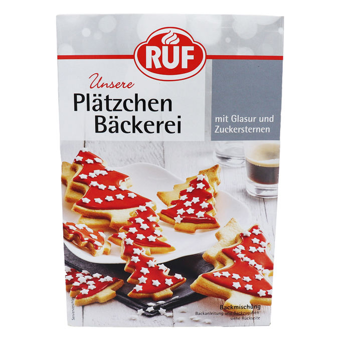 Ruf Plätzchen mit roter Glasur