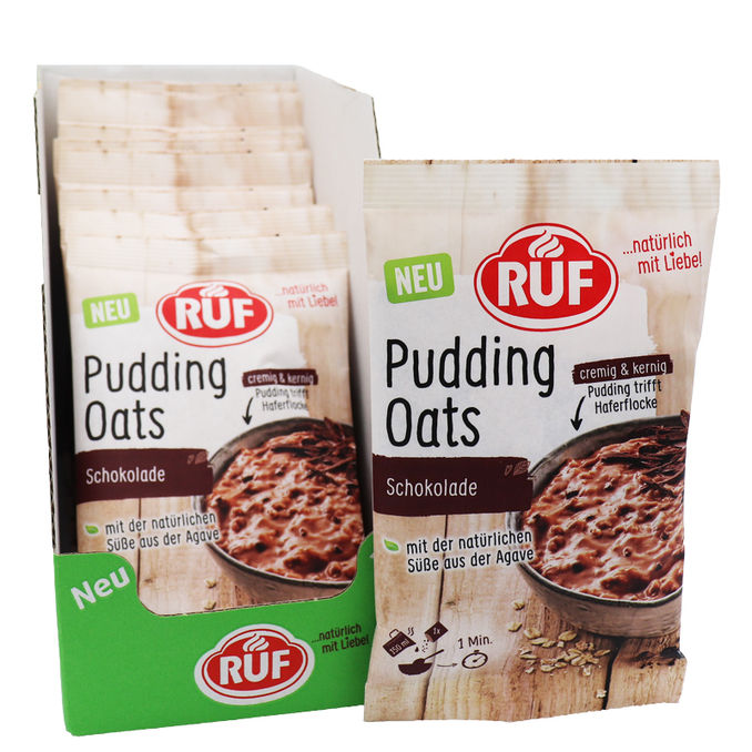 Ruf Pudding Oats Schokolade, 10er Pack