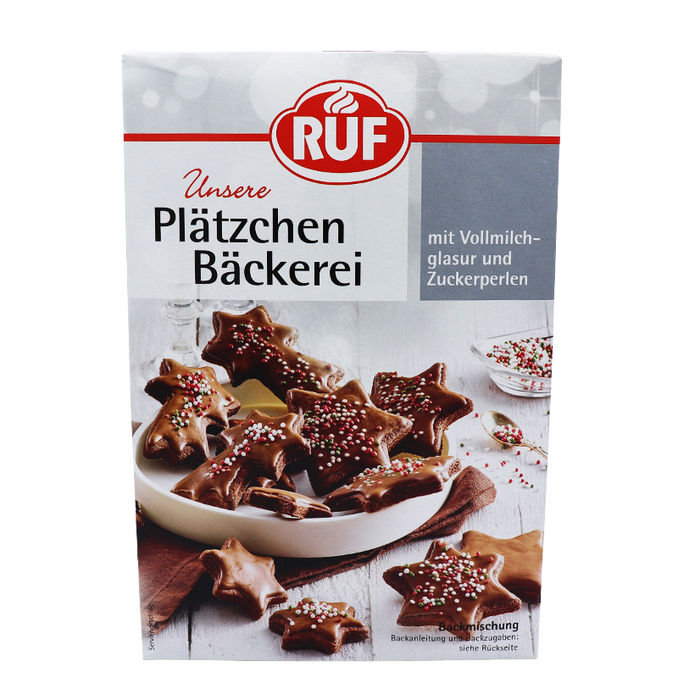 Ruf Plätzchen mit Schoko-Glasur