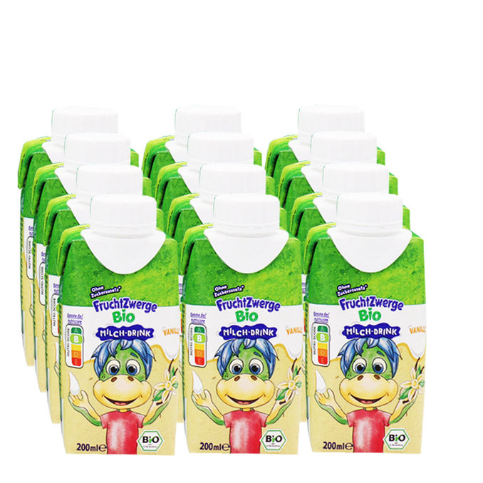 Fruchtzwerge BIO Vanille Milch, 12er Pack