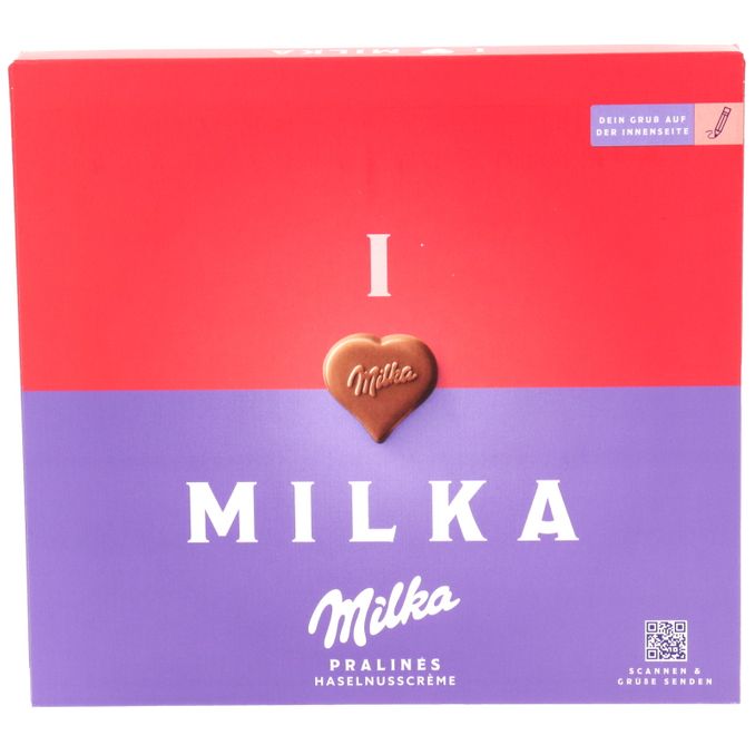 I Love Milka Pralinen Haselnusscreme