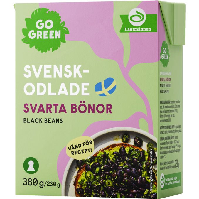GoGreen Sorte Bønner 230 g