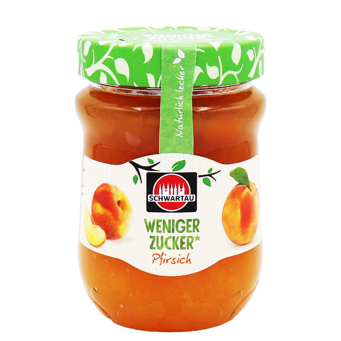 Schwartau Konfitüre Weniger Zucker Pfirsich 