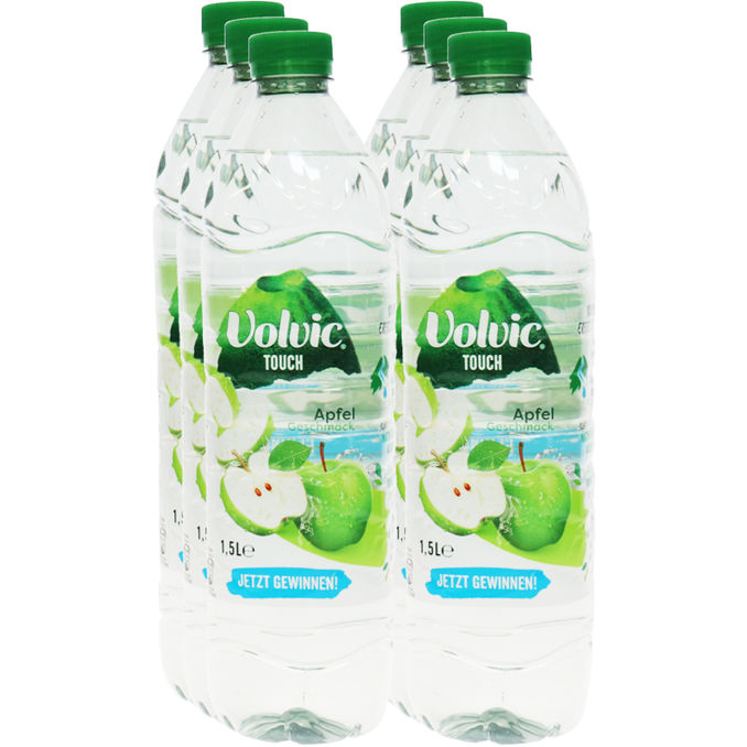 Volvic Touch Apfel, 6er Pack (EINWEG) zzgl. Pfand