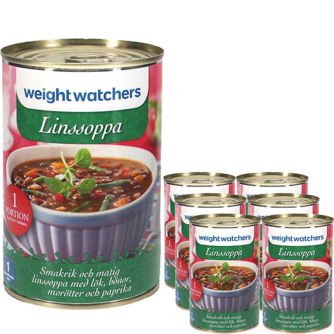 Linsesuppe Weight Watchers 6-pak
