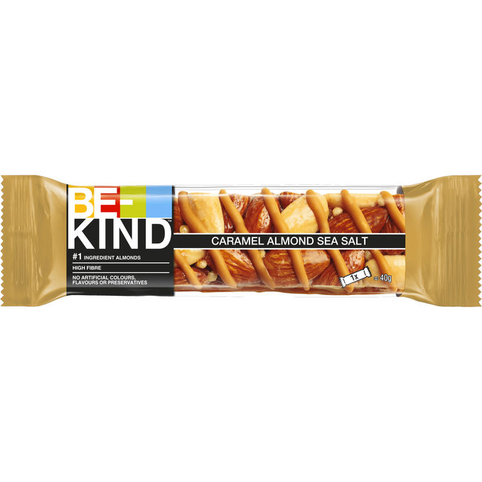 2 x Nötbar Caramel Almond & Seasalt Be-kind | 2 x 40 g