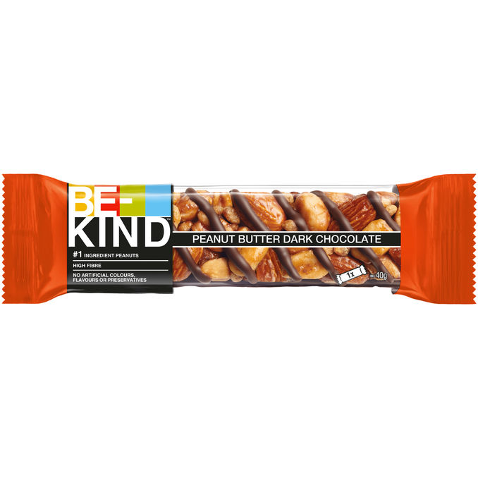 2 x Nötbar Peanutbutter & Dark Chocolate Be-kind | 2 x 40 g