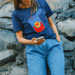 T-shirt Motatos Medium Blue Konservesdåse Unisex