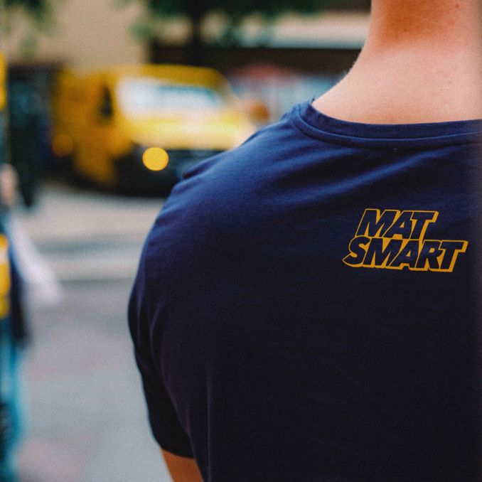 Näringsinnehåll T-shirt Matsmart M Blå Konservburk