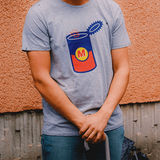 T-paita Matsmart Säilyketölkki Harmaa M