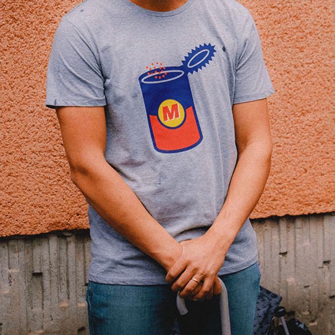 T-shirt Matsmart XL Grå Konservburk