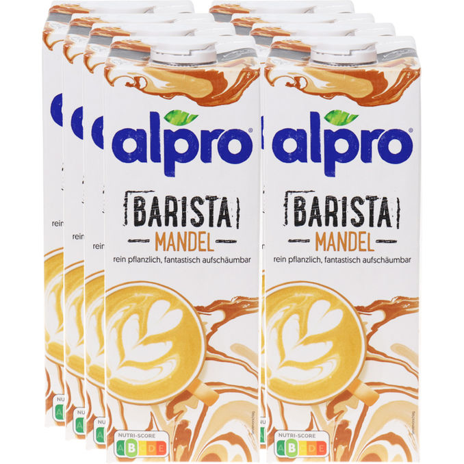 Alpro Barista Mandeldrink, 8er Pack