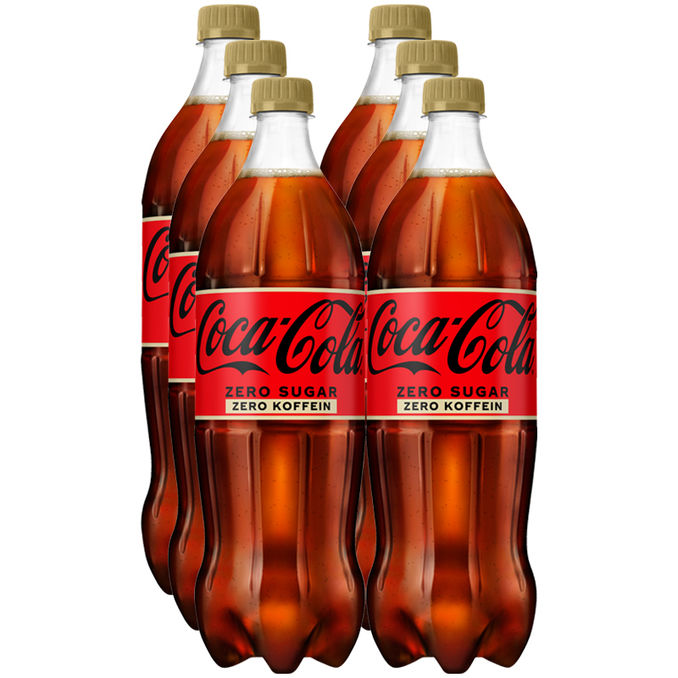 Coca-Cola Zero koffeinfrei, 6er Pack (EINWEG) zzgl. Pfand