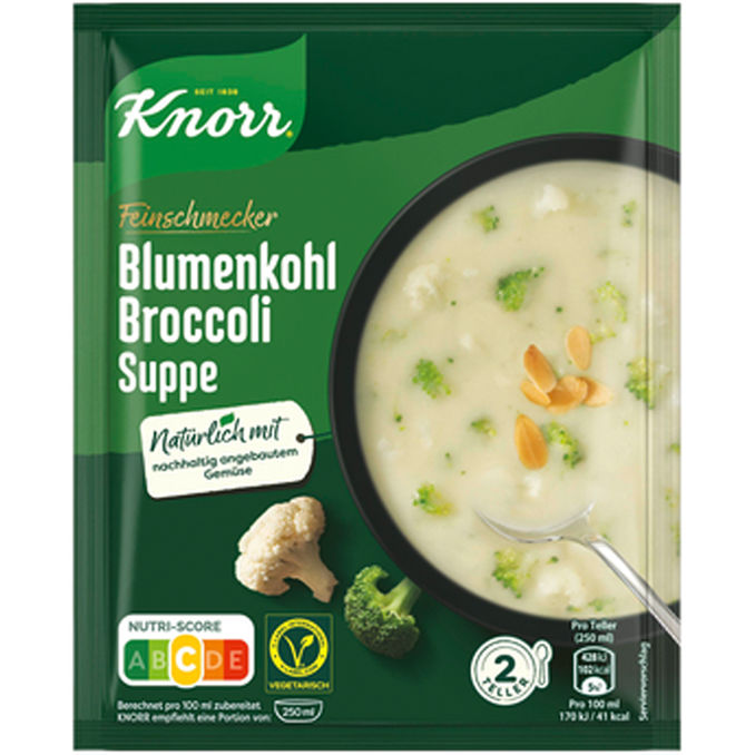 Knorr Blumenkohl Broccoli Suppe