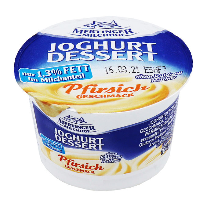 Mertinger Fruchtjoghurt Pfirsich 1,3% 