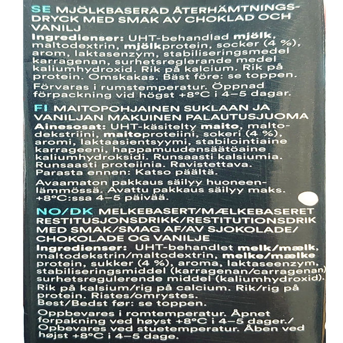 Gainomax Palautusjuoma Cookies & Cream 16-pack