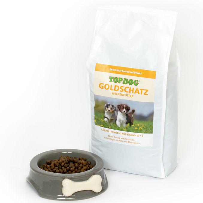 TopDog Goldschatz Welpenfutter, getreidefrei