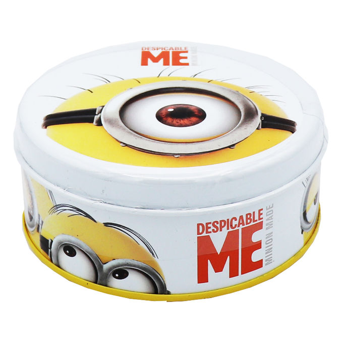 Minions Kekse mit Schokoladentropfen (Runde Dose)
