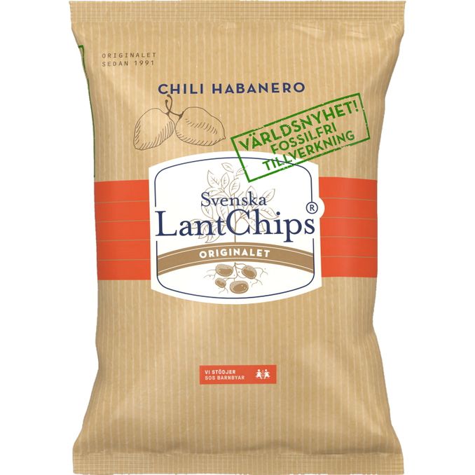 Svenska LantChips LantChips Chili Habanero