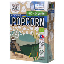 Øko Popcorn til Mikrobølgeovn 3-pak