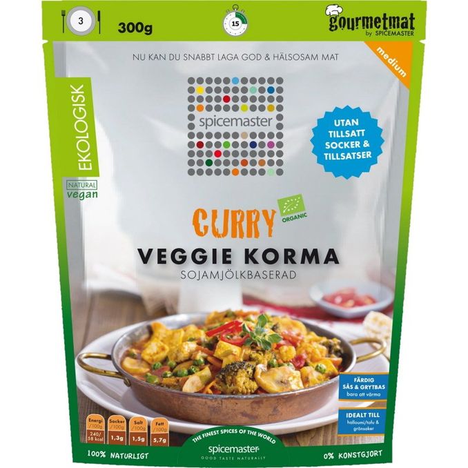 Spicemaster Eko Curry Veggie Korma Bas