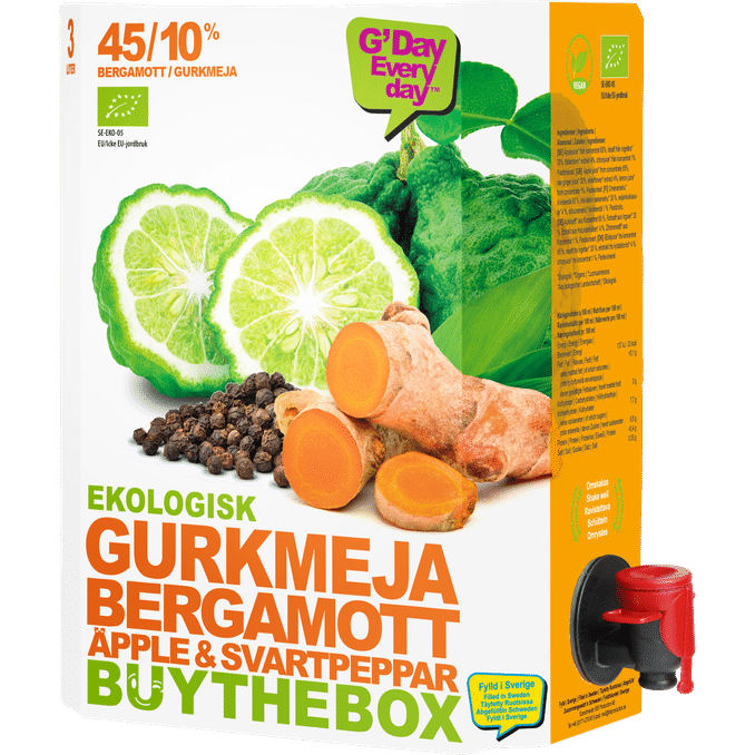 Buy the Box Kurkuma-bergamottimehu Luomu