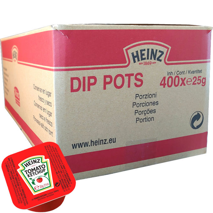 Heinz Dippots Tomatketchup 400-pack