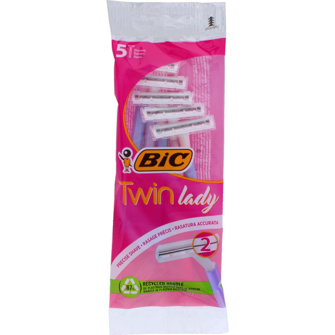 Bic Twin Lady Engangskrabere 5-pak