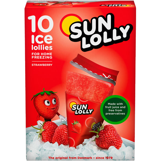 Sun Lolly Isglass Strawberry