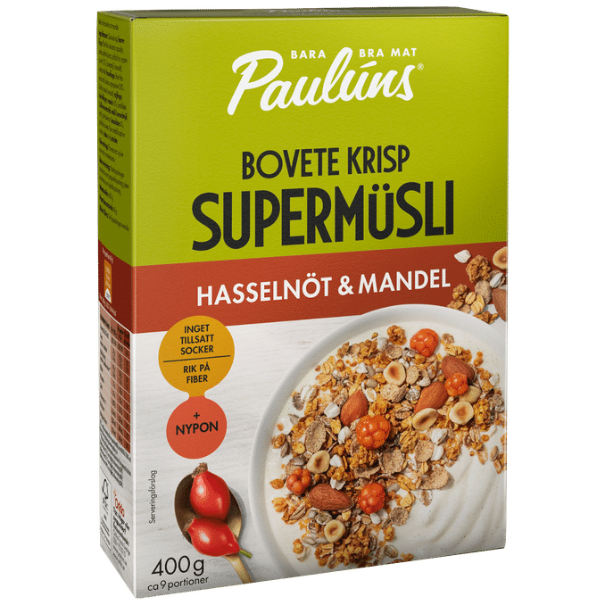 Paulúns Müsli Hasselnöt & Mandel