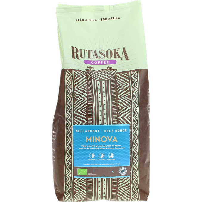 Rutasoka BIO Kaffee ""Minova"", ganze Bohnen (Big Pack)