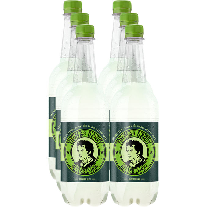 Thomas Henry Bitter Lemon, 6er Pack (EINWEG) zzgl. Pfand