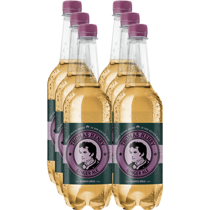 Thomas Henry Ginger Ale, 6er Pack (EINWEG) zzgl. Pfand