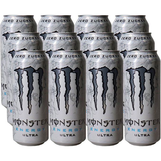 Monster Energy Ultra White, 12er Pack (EINWEG) zzgl. Pfand
