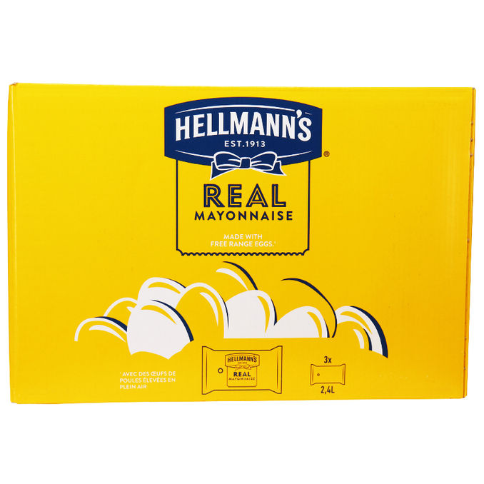 Hellmann's Real Mayonnaise , 3x 2,25kg von Hellmann's Motatos