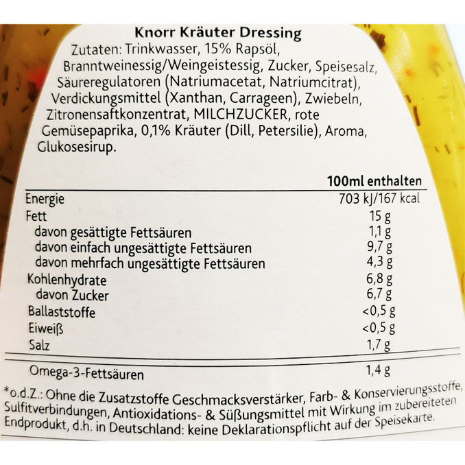 Knorr Kräuter Dressing