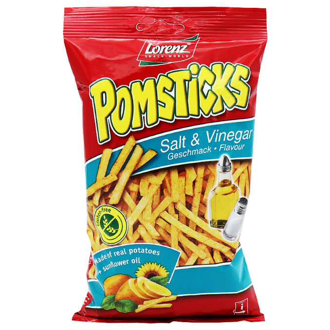 Pomsticks Salt & Vinegar , 100g von Lorenz | Motatos