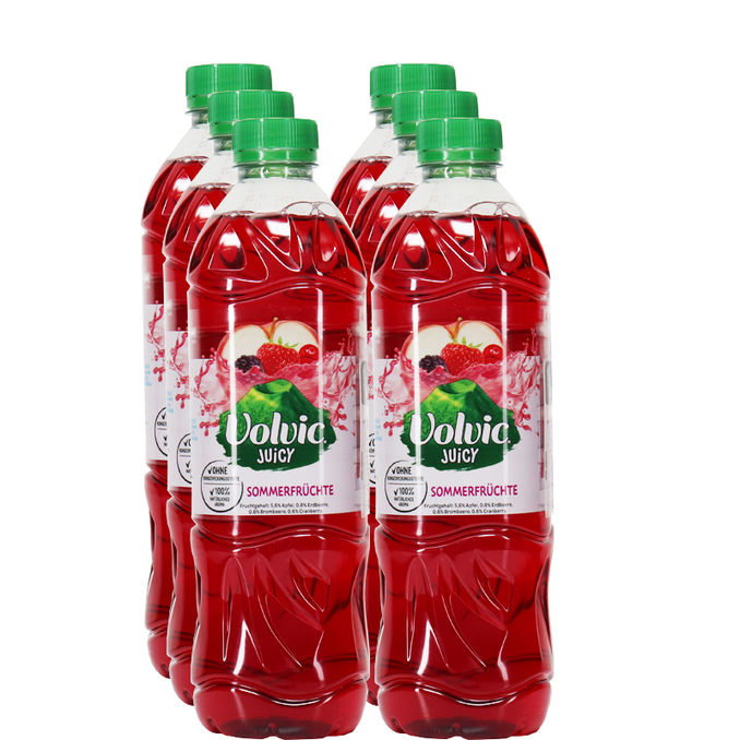 Volvic Juicy Sommerfrüchte, 6er Pack (EINWEG) zzgl. Pfand