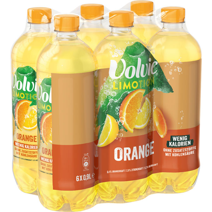 Volvic Limotion Orange, 6er Pack (EINWEG) zzgl. Pfand