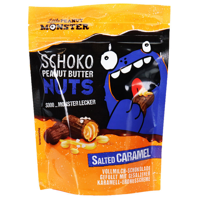 Little Penaut Montster Schoko Peanut Butter Nuts - Salted Caramel