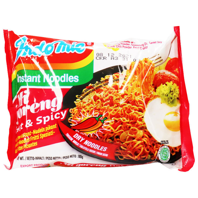 Indomie Instantnudeln Mi Goreng, scharf