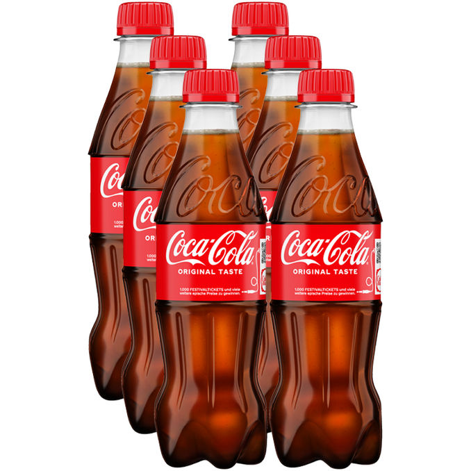 Coca-Cola Coca Cola, 6er Pack (EINWEG) zzgl. Pfand