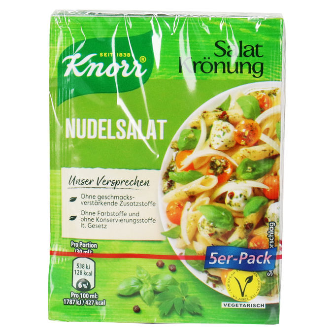 Knorr Salatkrönung Nudelsalat, 5er Pack